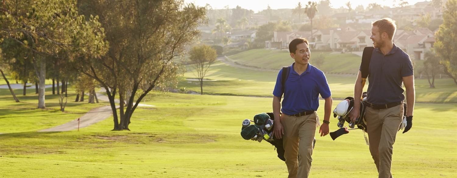 Friends Golfing