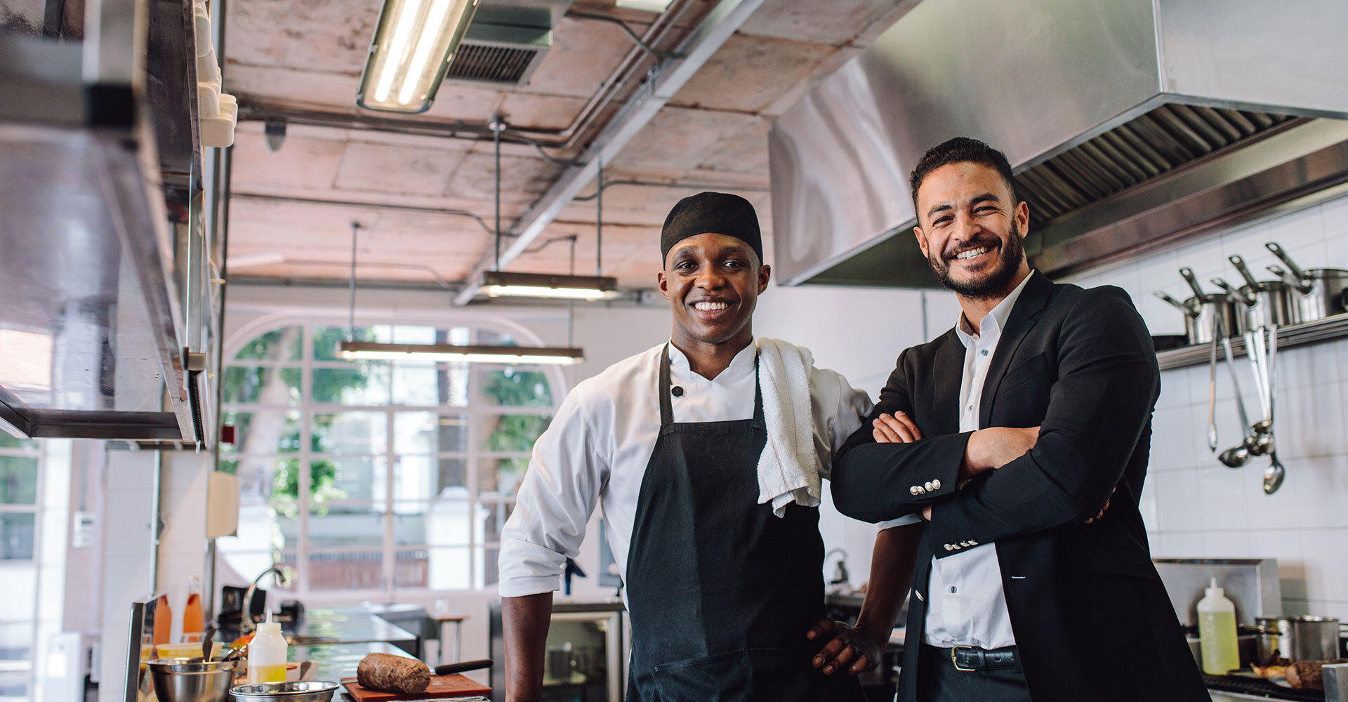 Founders in the kitchen